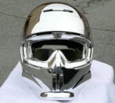 F1 pit crew helmets in Cosmichrome