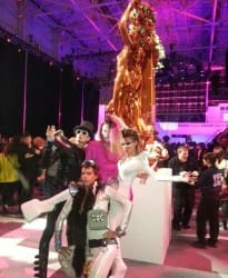 Lady Gaga Statue at the Art Pop Party