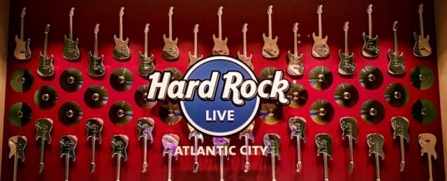 Cosmichrome guitars at the Hard Rock Casino in Atlantic City